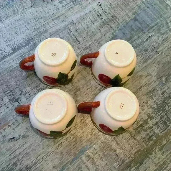 Franciscan Vintage Apple Pattern Tea/Coffee Cup 8 oz Set of 4 - Picture 7 of 7